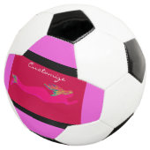 ピンクの水中人魚 サッカーボール (3/4)