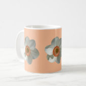 ピンクの水仙 春の花 コーヒーマグカップ (正面左)