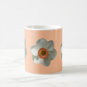 ピンクの水仙 春の花 コーヒーマグカップ (中央)