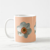 ピンクの水仙 春の花 コーヒーマグカップ (左)