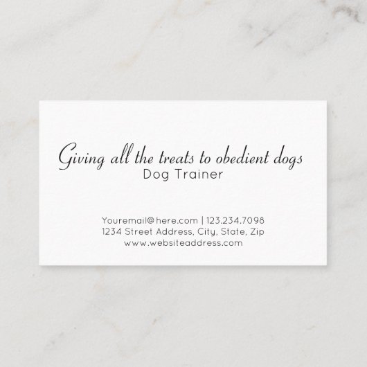 ピンクの水彩の手の跡のパターン 名刺 (裏面)