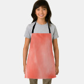 ピンクの水彩スタイル エプロン (インサイチュ)