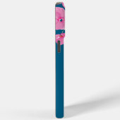 ピンクの水彩フラワー Case-Mate iPhoneケース (裏面 / 右)