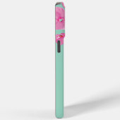 ピンクの水彩フラワー Case-Mate iPhoneケース (裏面 / 右)