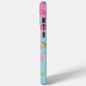 ピンクの水彩フラワー Case-Mate iPhoneケース (裏面 / 左)