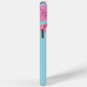 ピンクの水彩フラワー Case-Mate iPhoneケース (裏面 / 右)