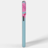 ピンクの水彩フラワー Case-Mate iPhoneケース (裏面 / 右)