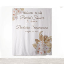 ピンクの水彩ボヘミアンパンパスグラス ウェディング