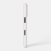 ピンクの水彩リボン iPhoneケース (右側面)
