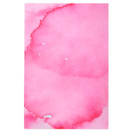 ピンクの水彩抽象芸術テクスチャメタル メタルプリント