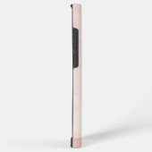 ピンクの水彩抽象芸術 SAMSUNG GALAXYケース (右側面)