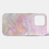 ピンクの水彩植物画に隠れた小鳥 Case-Mate iPhoneケース (裏面 (横))