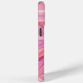 ピンクの水彩波パターン Case-Mate iPhoneケース (裏面 / 右)
