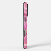 ピンクの水彩波パターン Case-Mate iPhoneケース (裏面 / 右)