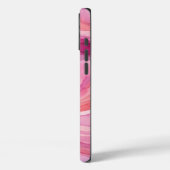 ピンクの水彩波パターン Case-Mate iPhoneケース (裏面 / 左)