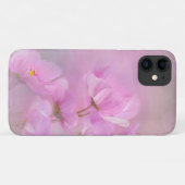 ピンクの水彩画コスモスの花 Case-Mate iPhoneケース (裏面(横))