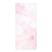 ピンクの水彩画美容院 ラックカード (裏面)