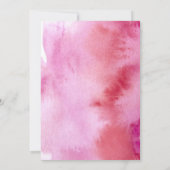 ピンクの水彩画 ブライド ヘイセッド シーセッド ゲーム カード (裏面)