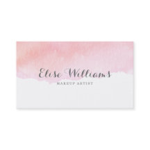 ピンクの水彩画