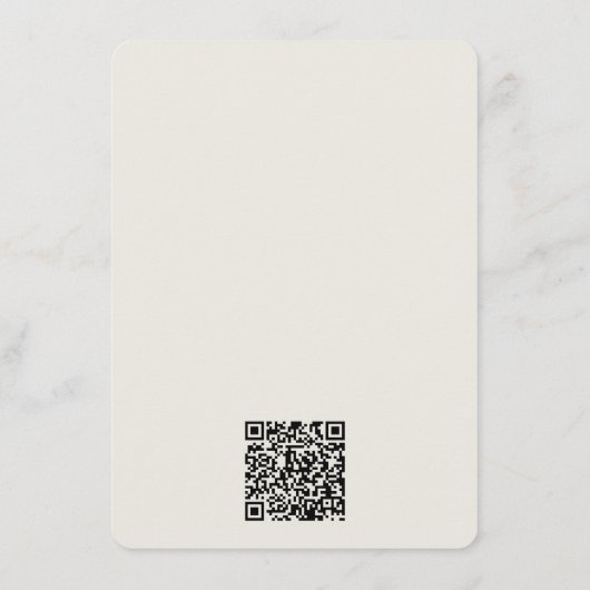 ピンクの水彩花のウェディングディテール封筒C エンクロージャーカード (裏面)