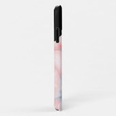 ピンクの水彩花パーソナライズされた Case-Mate iPhoneケース (裏面/右)