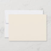 ピンクの水彩花束 オーダーメイド 結婚式 フラットデザイン サンキューカード (裏面)