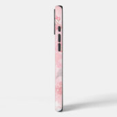 ピンクの水彩花柄 Case-Mate iPhoneケース (裏面 / 左)