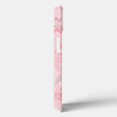 ピンクの水彩花柄 Case-Mate iPhoneケース (裏面 / 右)