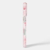 ピンクの水彩花柄 Case-Mate iPhoneケース (裏面 / 右)