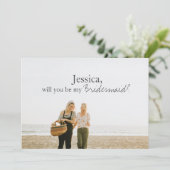 ピンクの水彩金ゴールドブリデメイドの提案写真 招待状 (スタンド正面)