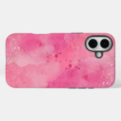 ピンクの水彩Linktree | Case-Mate iPhoneケース (裏面 (横))