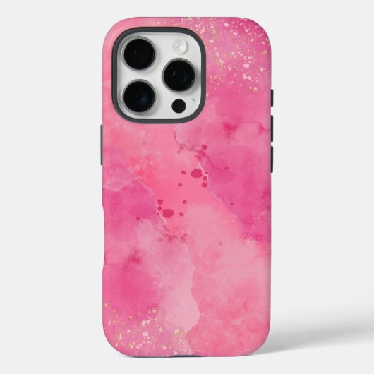 ピンクの水彩Linktree | Case-Mate iPhoneケース (裏面)