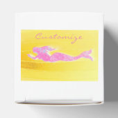 ピンクの水泳用マーメイドボックス フェイバーボックス (上部)