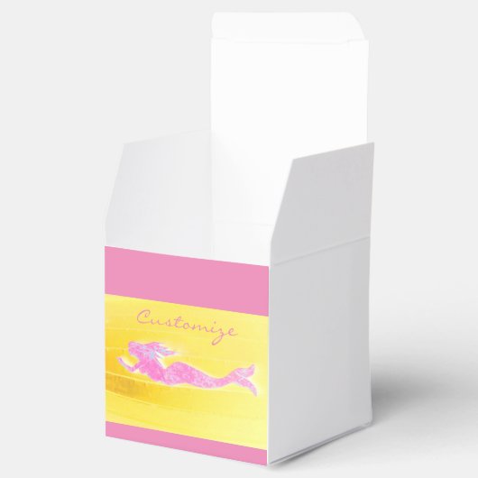 ピンクの水泳用マーメイドボックス フェイバーボックス (オープン)