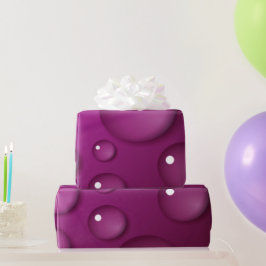 ピンクの水滴の背景 ラッピングペーパー