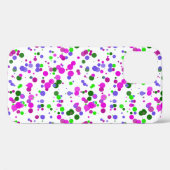 ピンクの水玉の紙吹雪 Case-Mate iPhoneケース (裏面 (横))