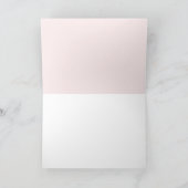 ピンクの水玉模様が私のメイド・オブ・オーナー（花嫁付き添い人）カード 招待状 (内部)