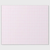 ピンクの水玉模様の包装紙との白 ラッピングペーパー (フラット)