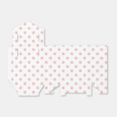 ピンクの水玉模様パターン フェイバーボックス (折り畳みなし)