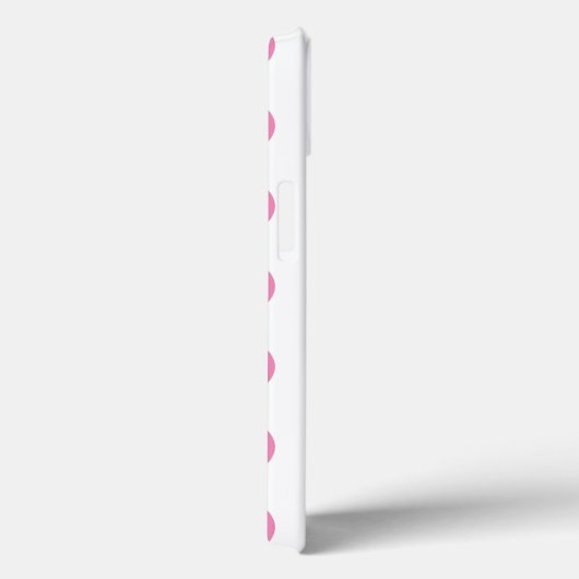 ピンクの水玉模様パターン Case-Mate iPhoneケース (裏面 / 右)