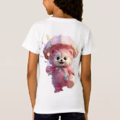 「ピンクの水疱」 Tシャツ (裏面)