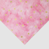 ピンクの水色こんにちは美しい金ゴールド紙吹雪 薄葉紙 (詳細)