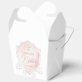 ピンクの水色のクレストのバプテスマを取り出す フェイバーボックス (見開き)