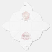 ピンクの水色のクレストのバプテスマを取り出す フェイバーボックス (見開き)