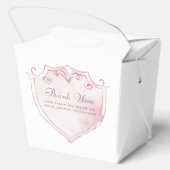 ピンクの水色のクレストのバプテスマを取り出す フェイバーボックス (裏面)