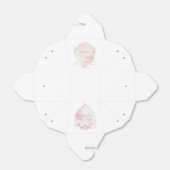 ピンクの水色のクレストのバプテスマを取り出す フェイバーボックス (折り畳みなし)