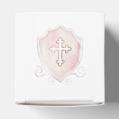 ピンクの水色のクレスト最初の共産キューブ フェイバーボックス (上部)