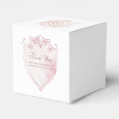 ピンクの水色のクレスト最初の共産キューブ フェイバーボックス (裏面サイド)