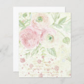 ピンクの水色のバラスクラップブックの背景 (正面/裏面)