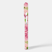 ピンクの水色のバラパターン Case-Mate iPhoneケース (裏面 / 左)